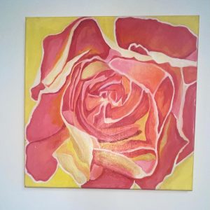 "Red Flower" by Elizabeth Clark